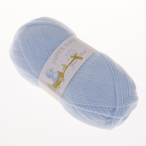 107. 4-Ply 'Super Soft' Acrylic - Baby Blue