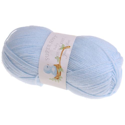 121. 'Super Soft' Baby DK Acrylic - Baby Blue 5