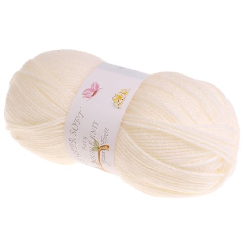 102. 'Super Soft' Baby DK Acrylic - Cream 9