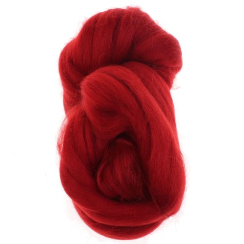 107. Alpaca Fibre Tops - Bordeaux