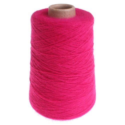 101. Angora, Nylon & Wool - Fuchsia