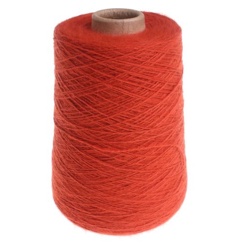 102. Angora, Nylon & Wool - Rust