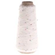 101. Floret - 47% Kid Mohair, 33% Polyamide & 20% Mulberry Silk - White 5151