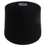 111. Super Geelong Lambswool - Black 1