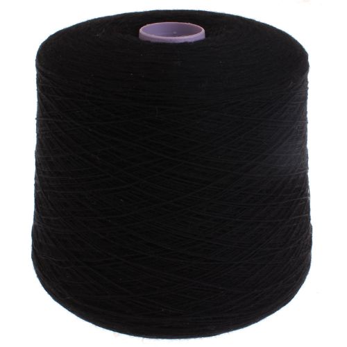 111. Super Geelong Lambswool - Black 1