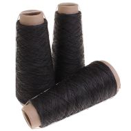 111. Fine Latex Effect Yarn - Black 1016