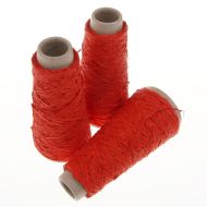 105. Latex Effect Fleece Yarn - Red 8122