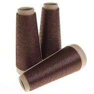 132. Transparent Effects Lurex - Chocolate 797