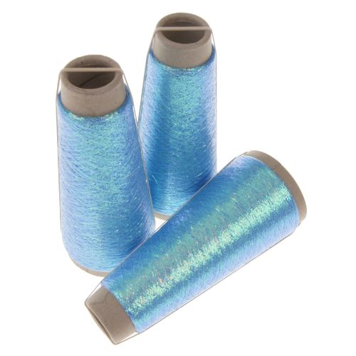 105. Iridescent Lurex - Space Blue 293
