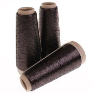 142. Classic Supported Lurex - Dark Coffee / Black 5231