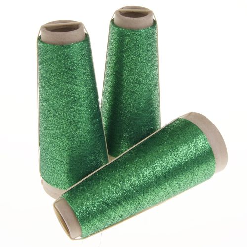 135. Classic Twist Lurex - Emerald Green 1424