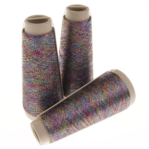 117. Classic Twist Lurex - Rainbow Black 1448