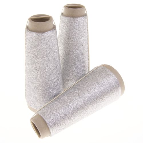 112. Classic Twist Lurex - Silver 1428