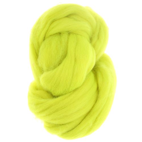 107. Merino Fibre Top - Fluo Lime Col 5402