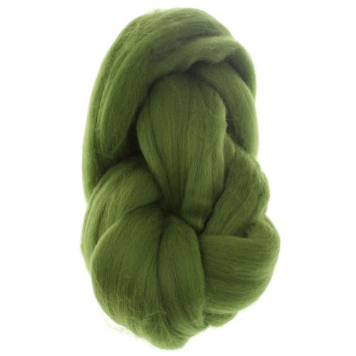 106. Merino Fibre Top - Green Col 29