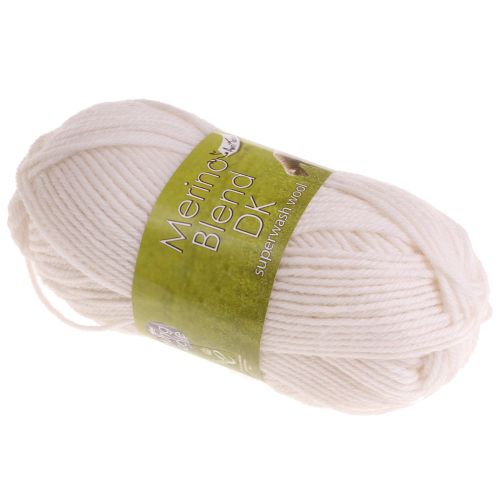 101. DK Merino Wool - White 1