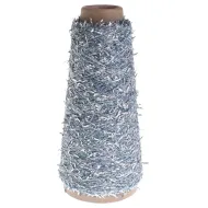 104. Mirroring - 87% Nylon & 13% Metallized Fibre - Indigo Silver