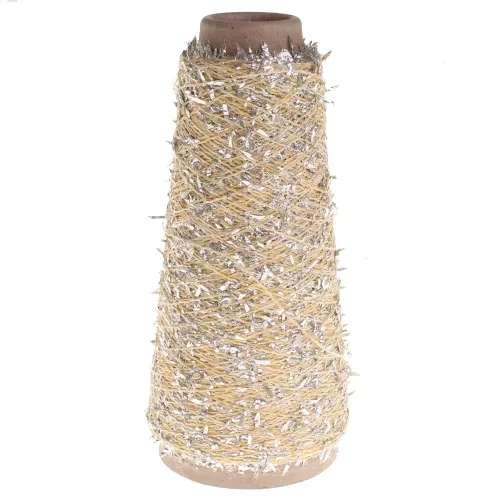 103. Mirroring - 87% Nylon & 13% Metallized Fibre - Natural Silver