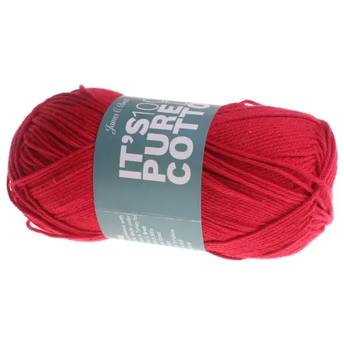 112. 100% Pure DK Cotton - Red 12