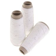 110. Raffia Type - White with Red & Blue 738