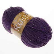 114. 'Rustic' Aran Tweed - Purple DAT20