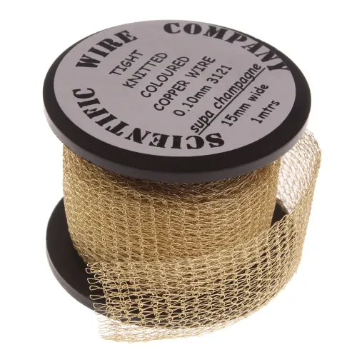 132. Knitted Scientific Wire - Supa Champagne