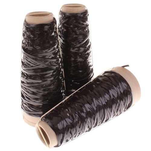 125. 'Liquirizia' Metallic Tape - Brown 9