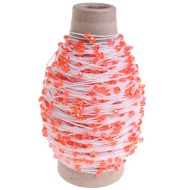 106. Trimming Effect Yarn - 11218 white/orange 