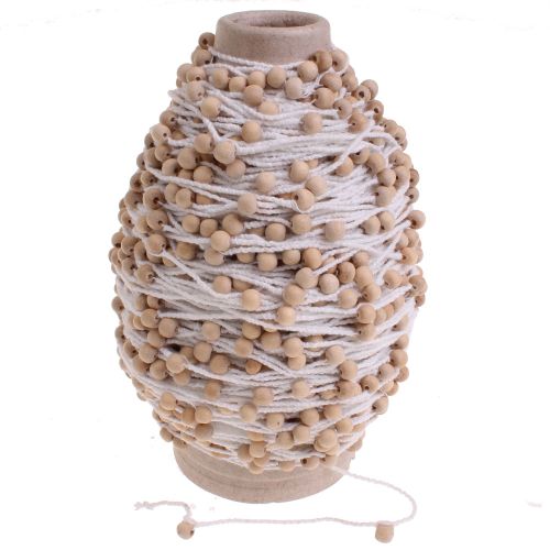 109. Trimming Effect Yarn - 11258 wood bead