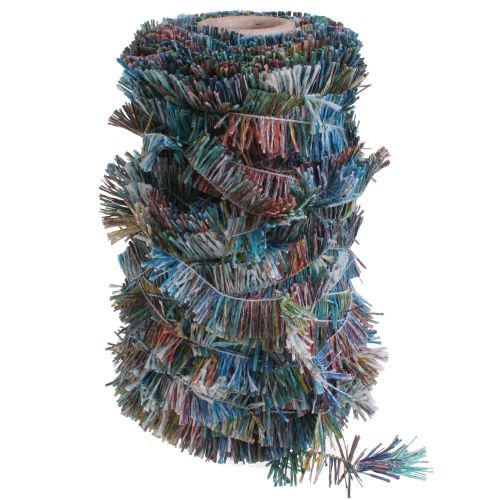 108. Trimming Effect Yarn - 6931 Multi colour eyelash