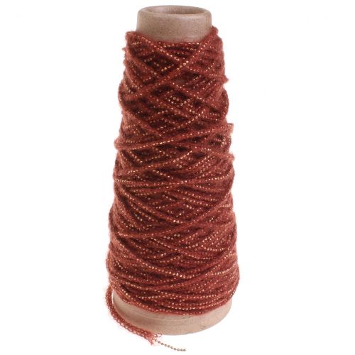 112. Trimming Effect Yarn - Dafne 95342 Brown