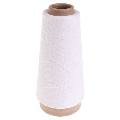 101. Waffle Polyester - White